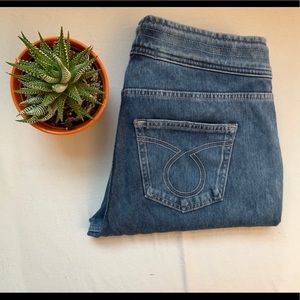 Tie waist big star jogger denim
